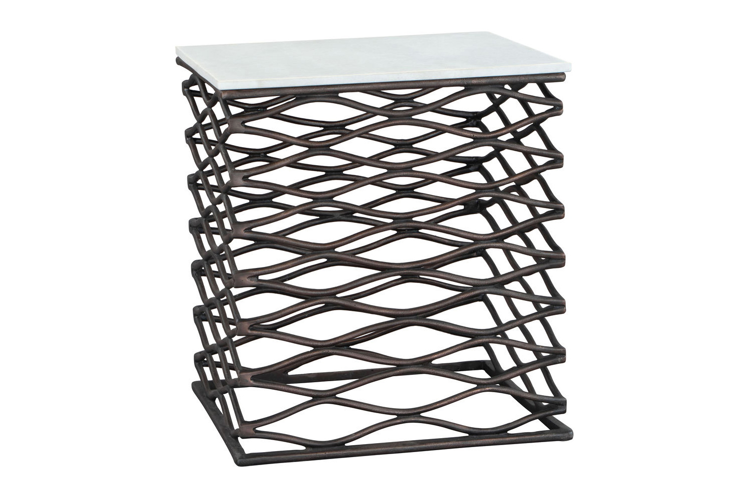 ZUO Duke Side Table - White