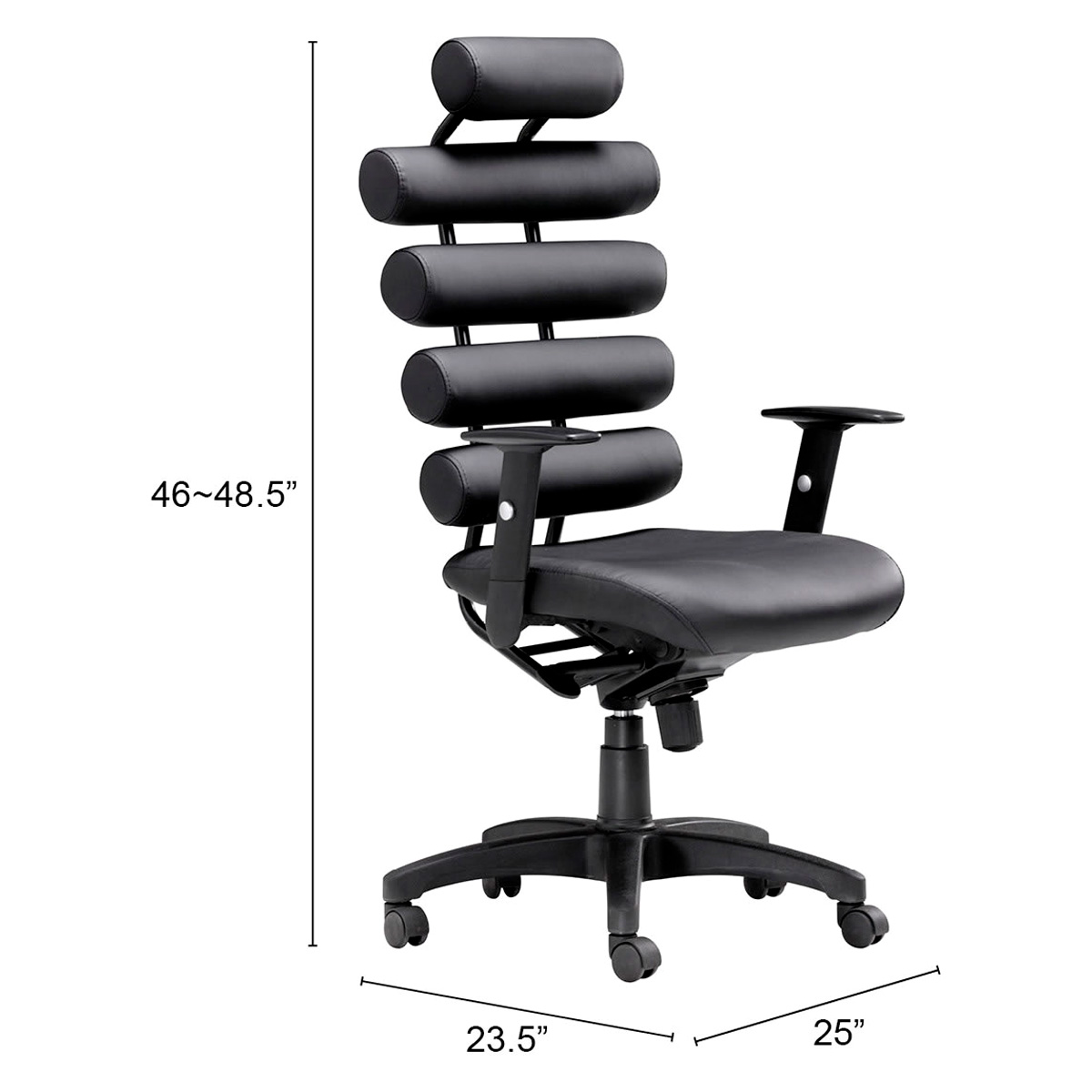 ZUO Unico Office Chair - Black