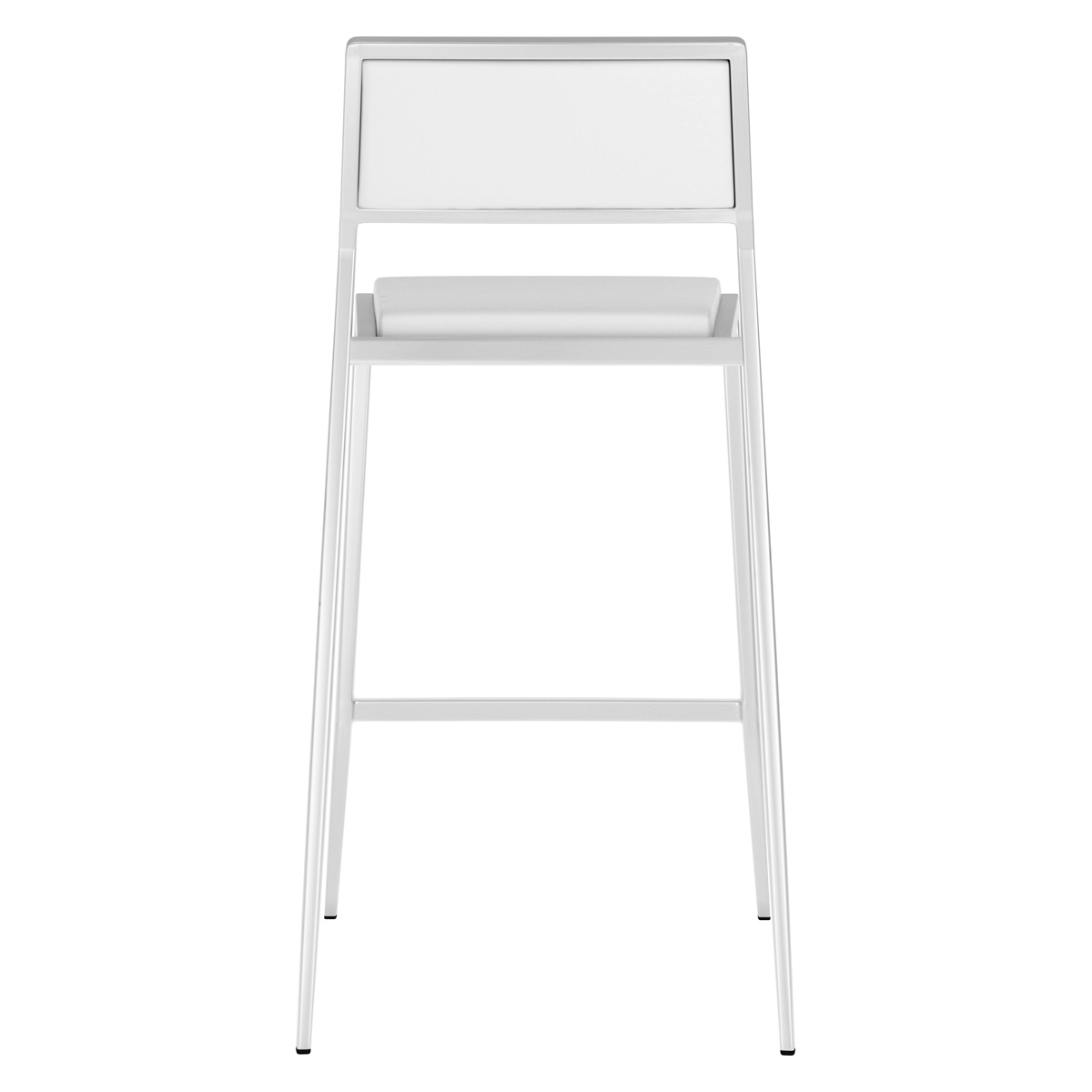 ZUO Dolemite Counter Chair (Set Of 2) - White/Silver