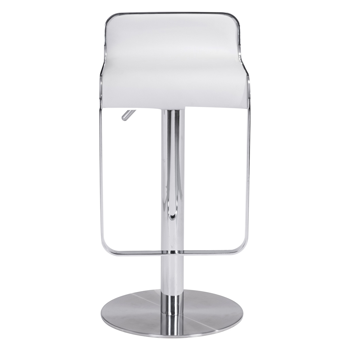 ZUO Equino Barstool - White/Silver