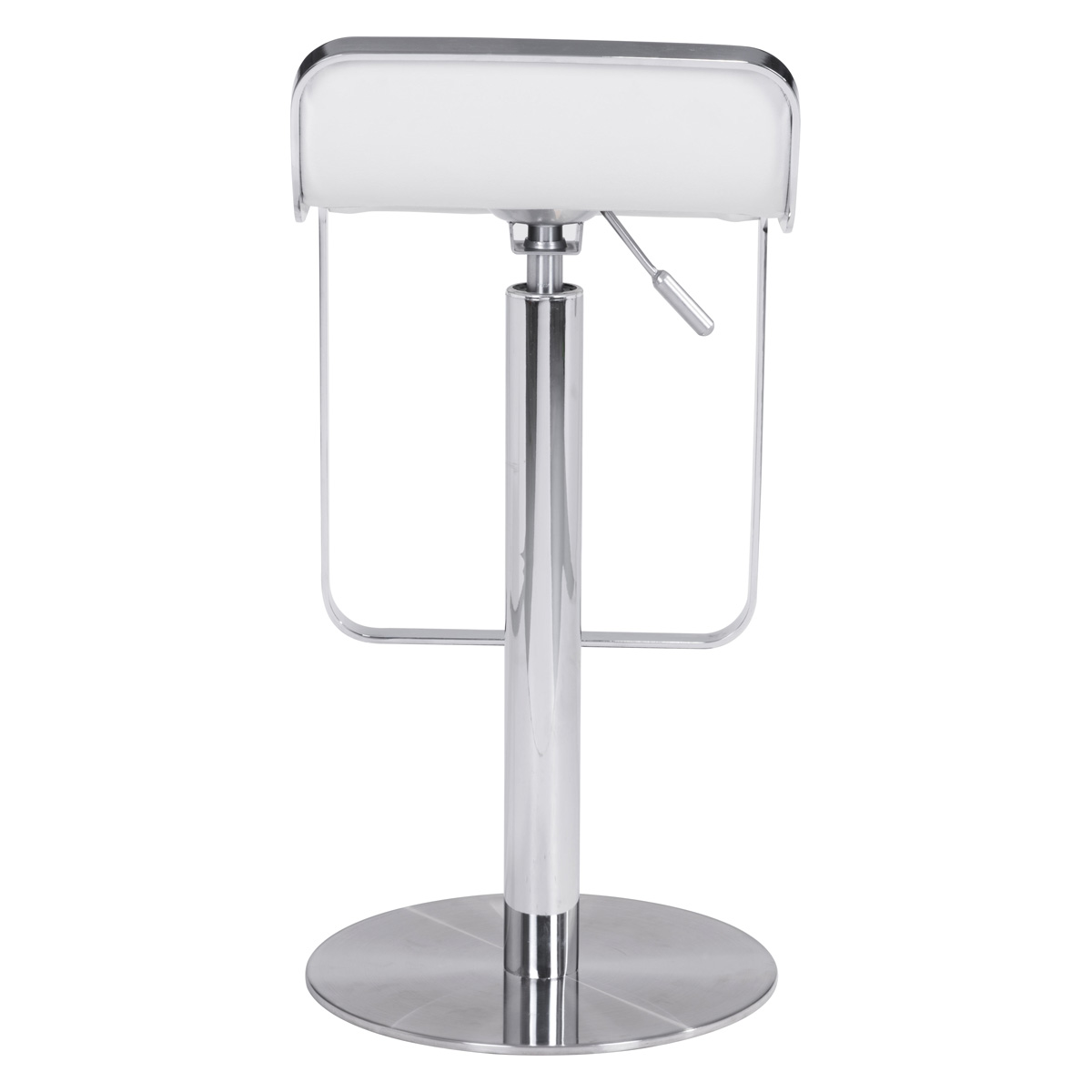 ZUO Equino Barstool - White/Silver