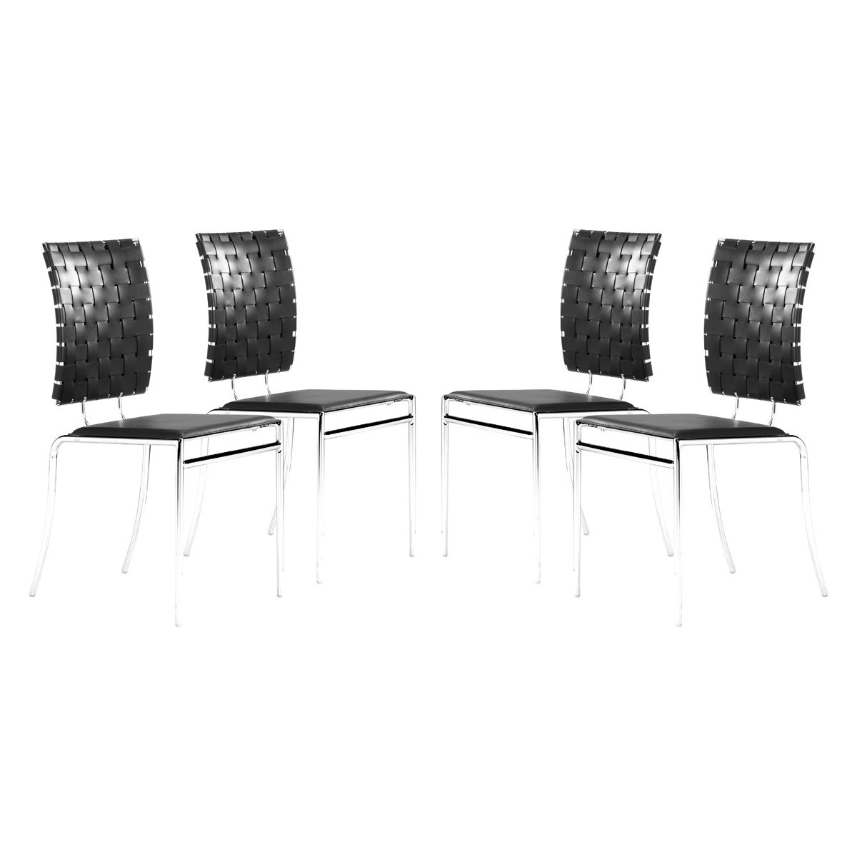 ZUO - Criss Cross Dining Chair (Set Of 4)