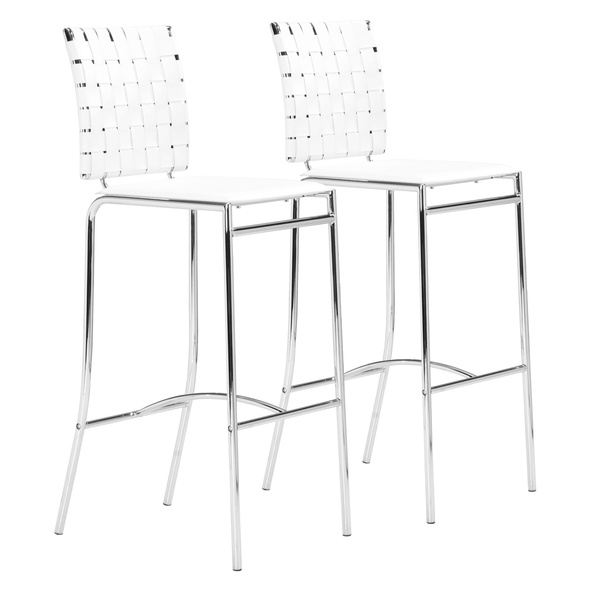 ZUO - Criss Cross Bar Chair (Set Of 2)