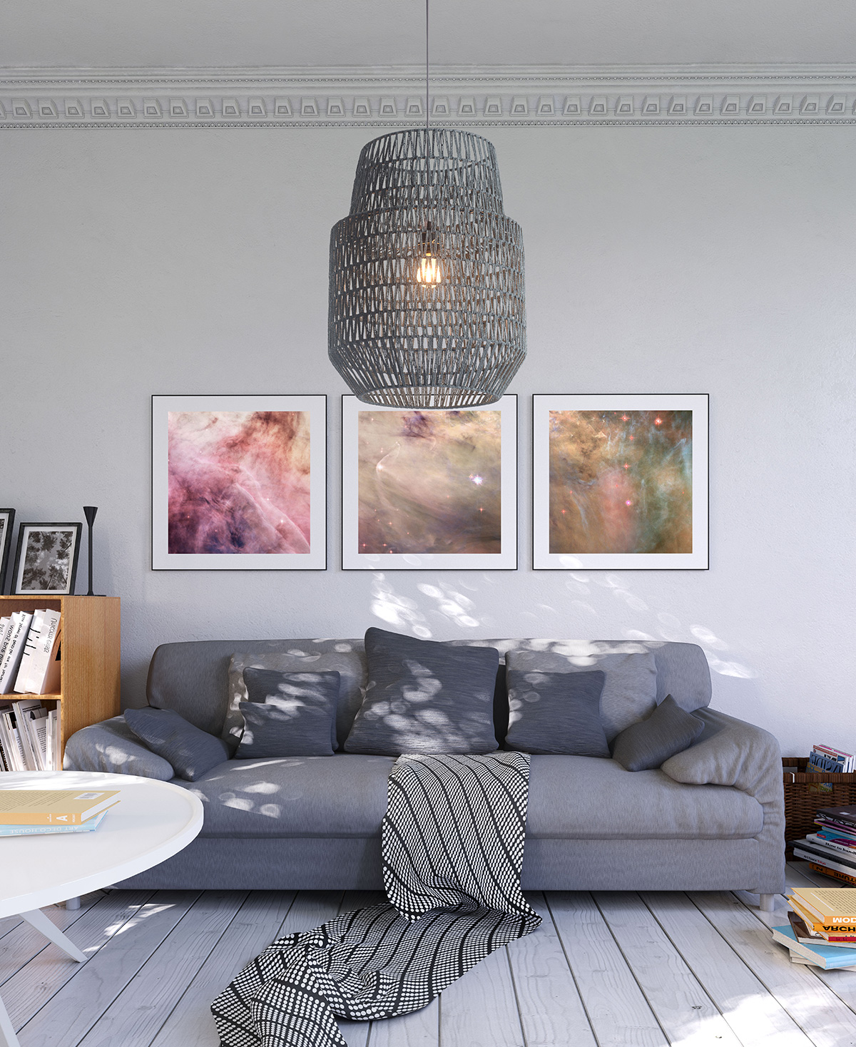 ZUO - Daydream Ceiling Lamp in Gray