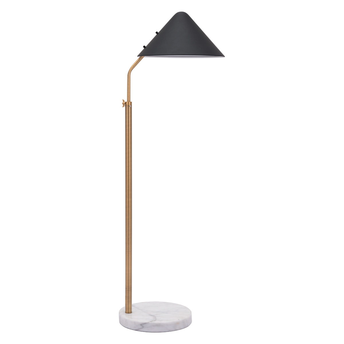 ZUO - Pike Floor Lamp in Black