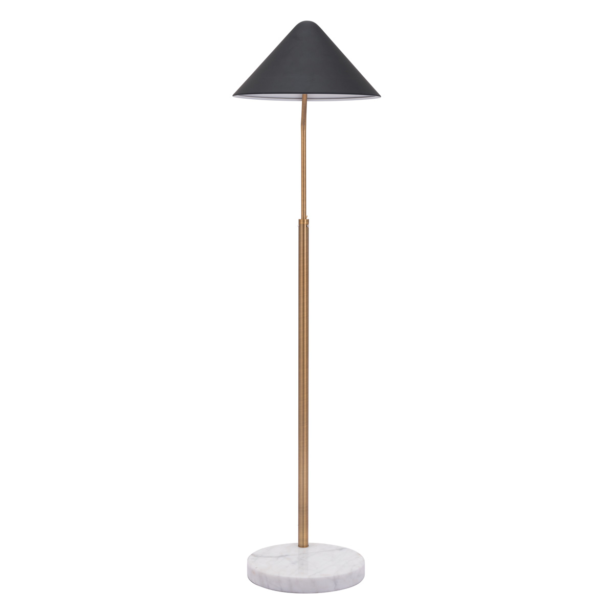 ZUO - Pike Floor Lamp in Black