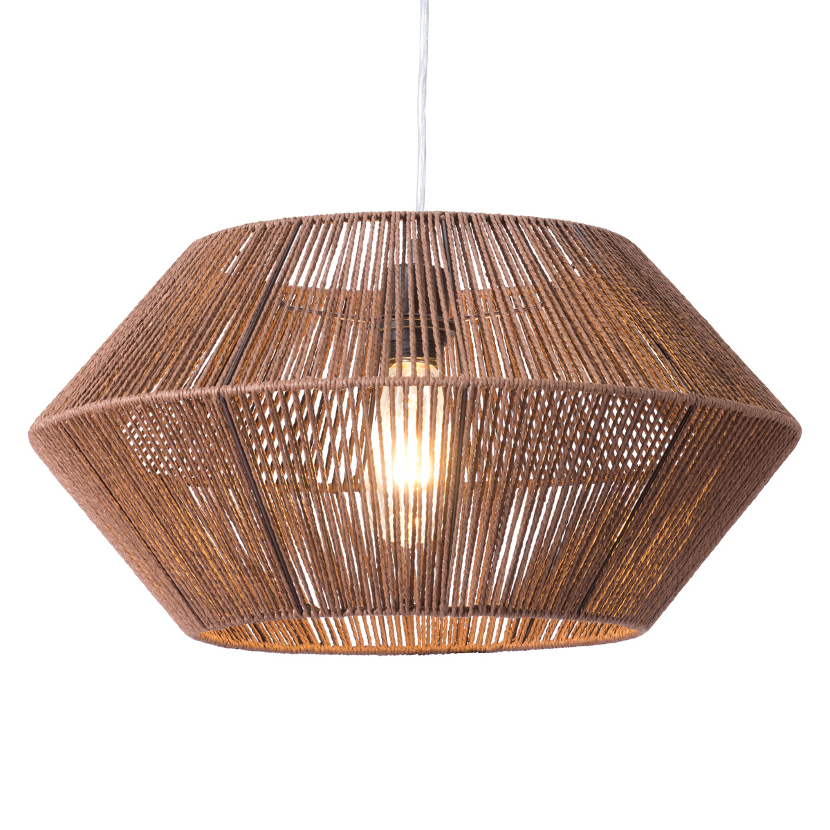 ZUO - Kendrick Ceiling Lamp in Brown