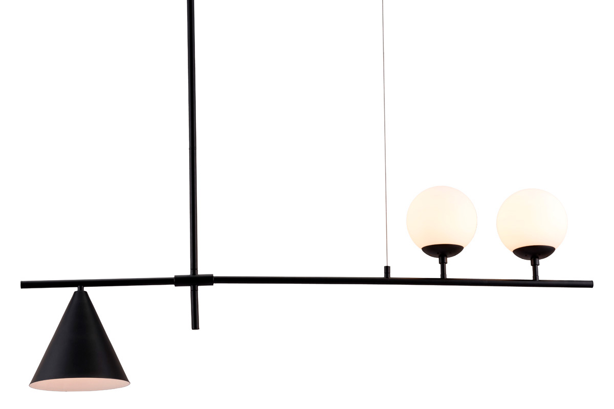 ZUO - Richiza Ceiling Lamp in Black