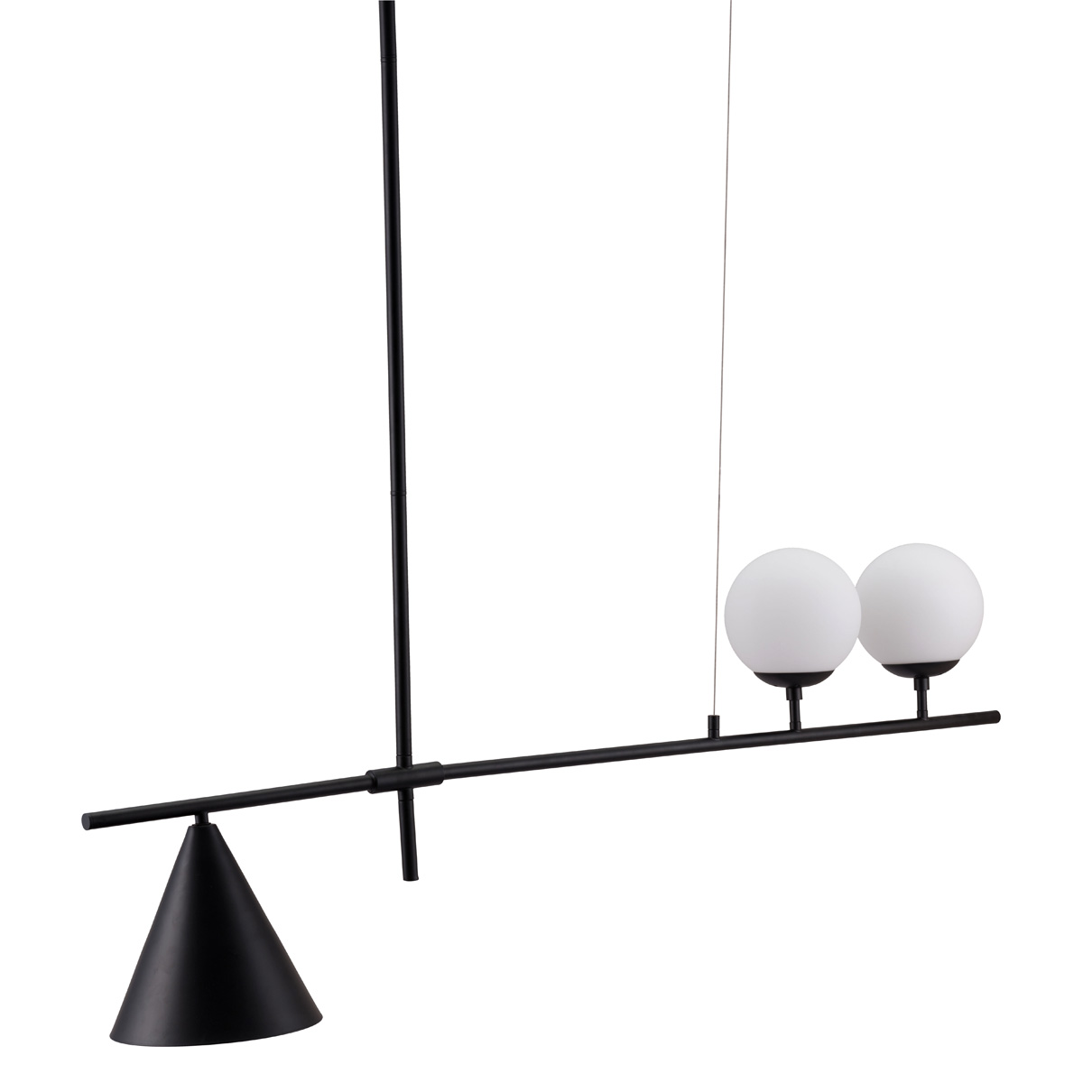 ZUO - Richiza Ceiling Lamp in Black