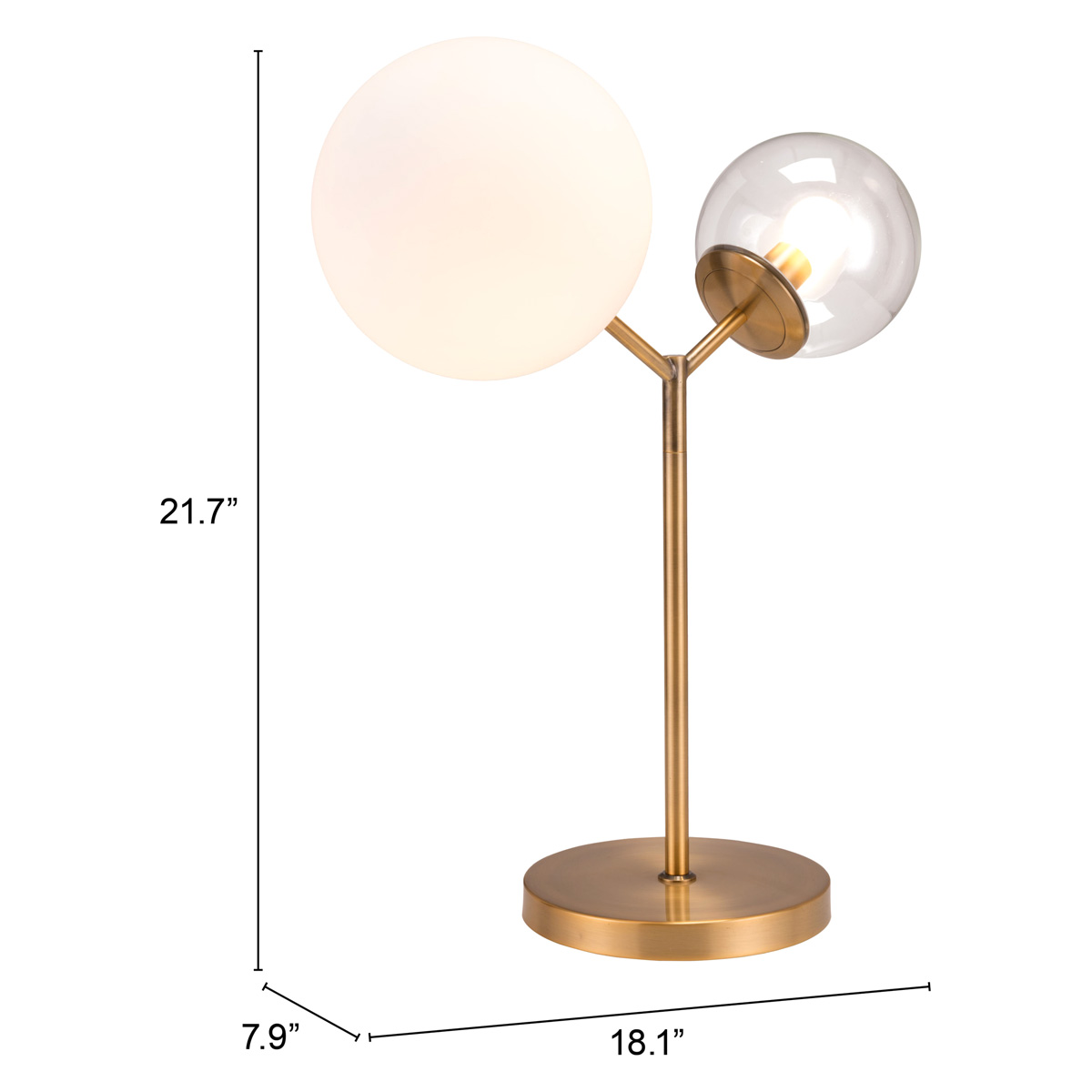 ZUO™ Constance Table Lamp - Brass