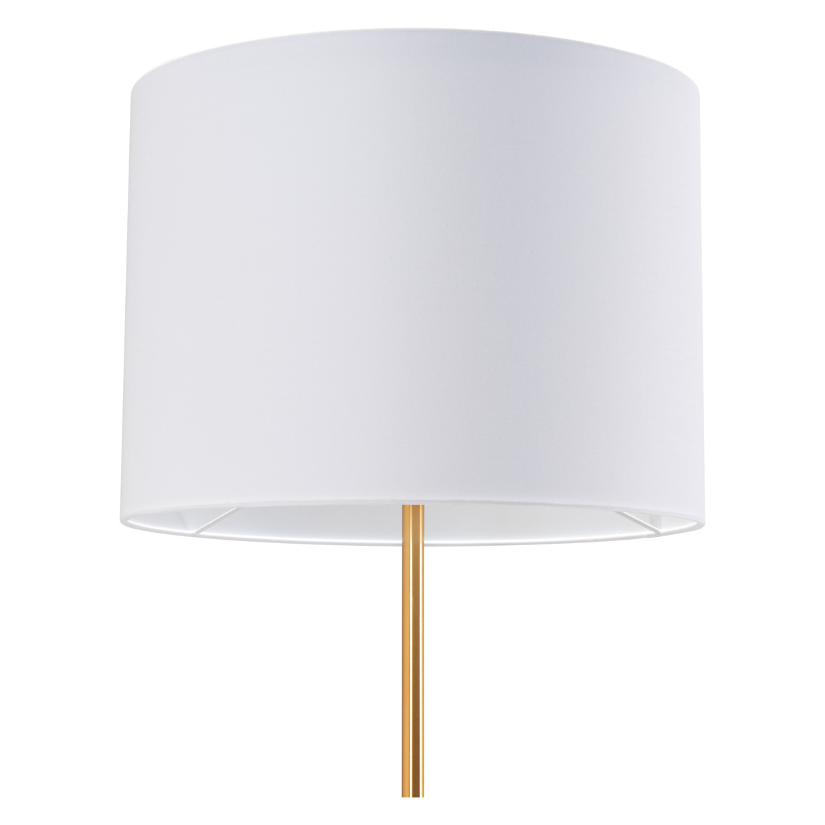 ZUO - Titan Floor Lamp in White/Brass