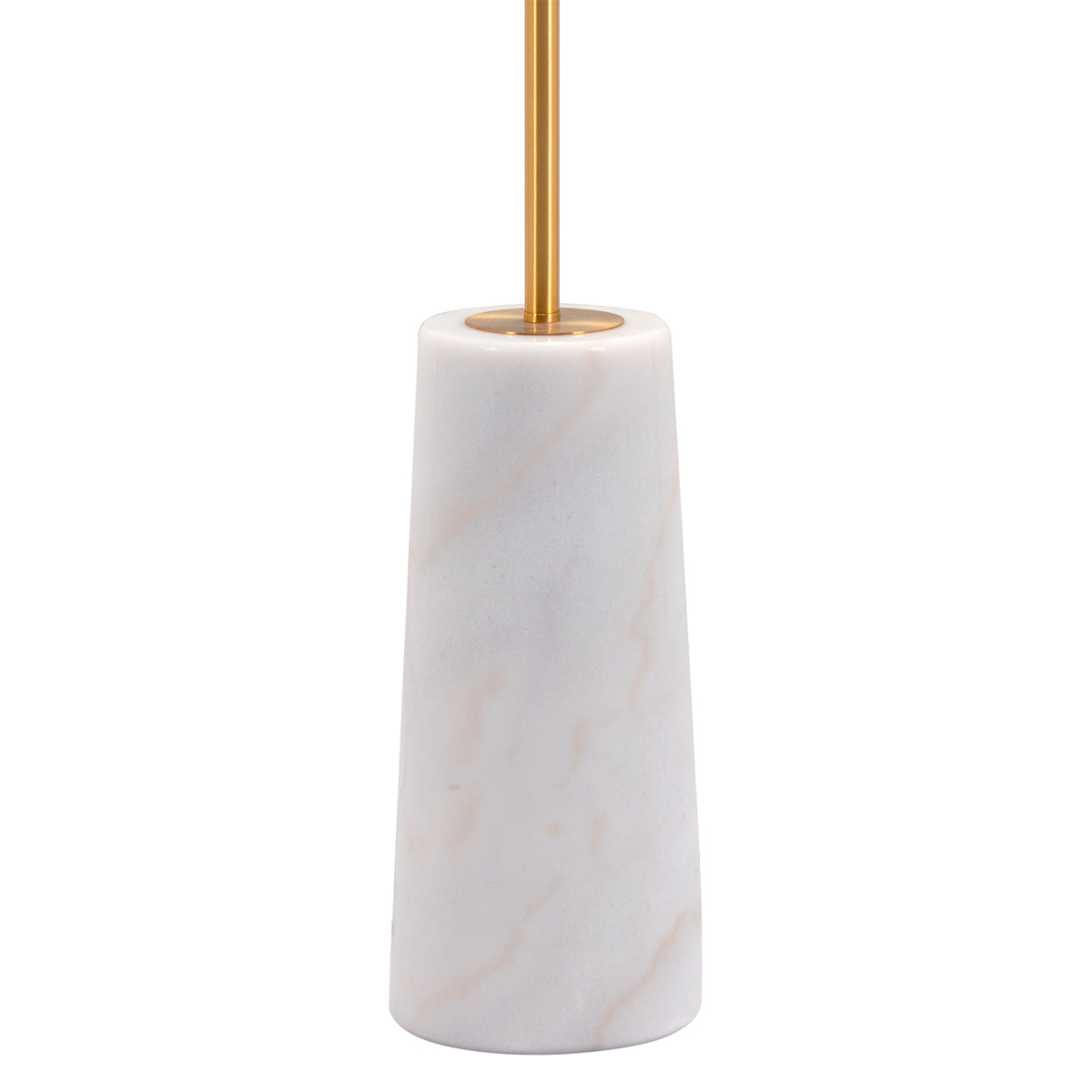 ZUO - Titan Floor Lamp in White/Brass