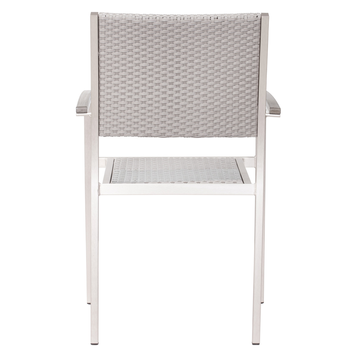 ZUO™ Metropolitan Arm Chair (Set Of 2) - Silver