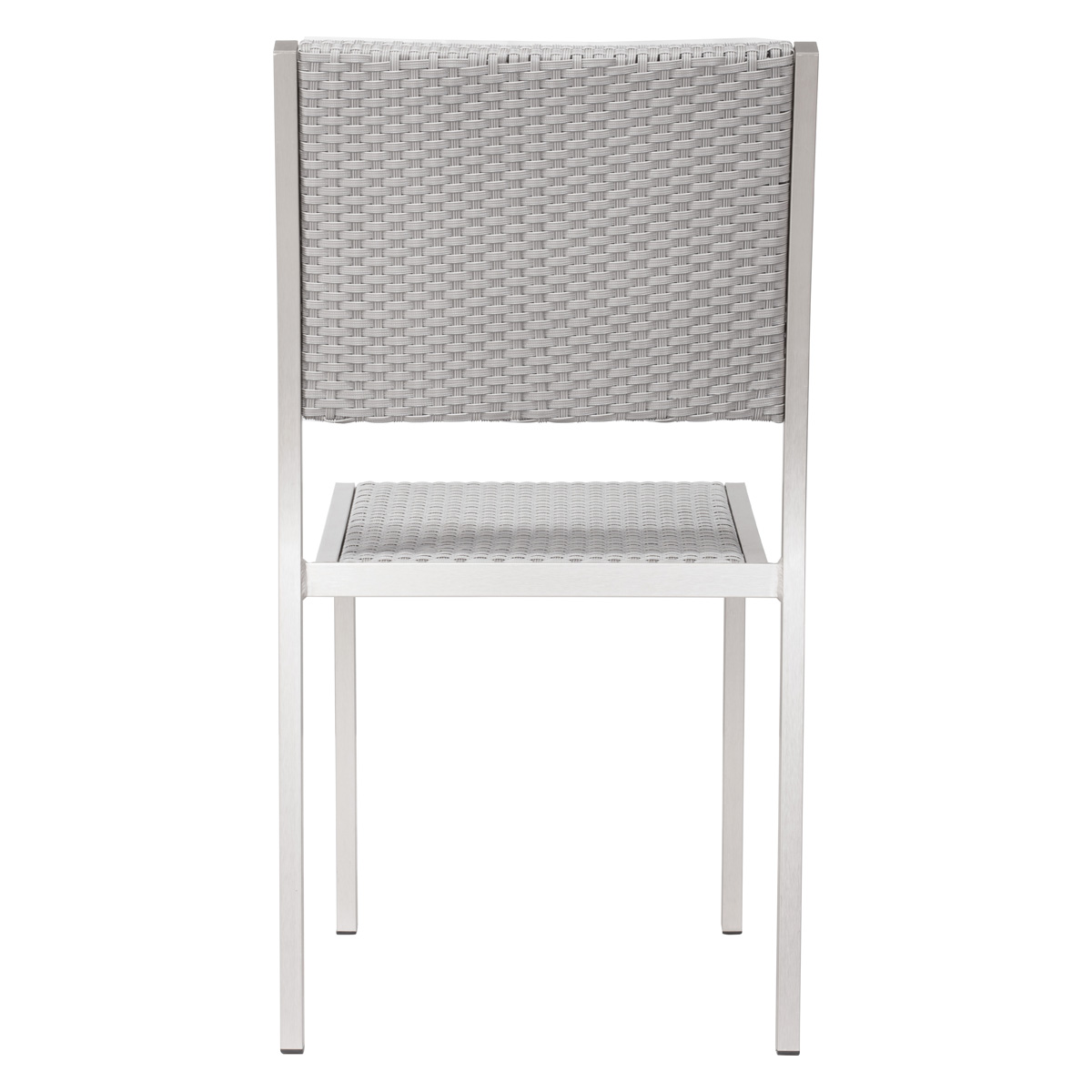 ZUO™ Metropolitan Armless Chair (Set Of 2) - Silver